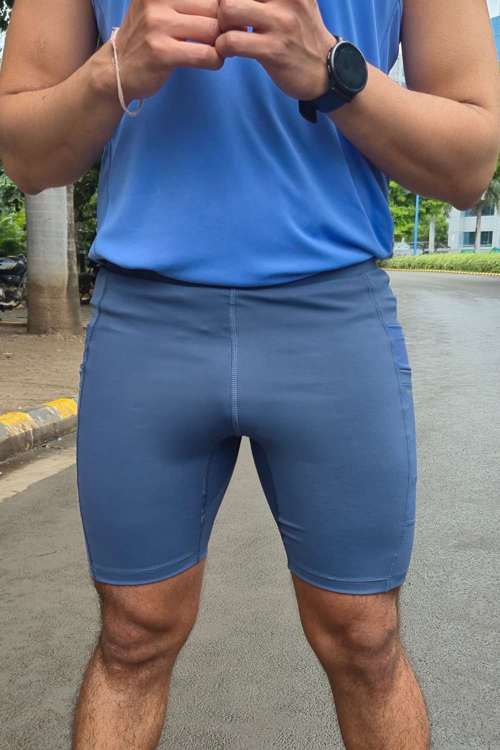 Men's 8" CoreRun Half Tights