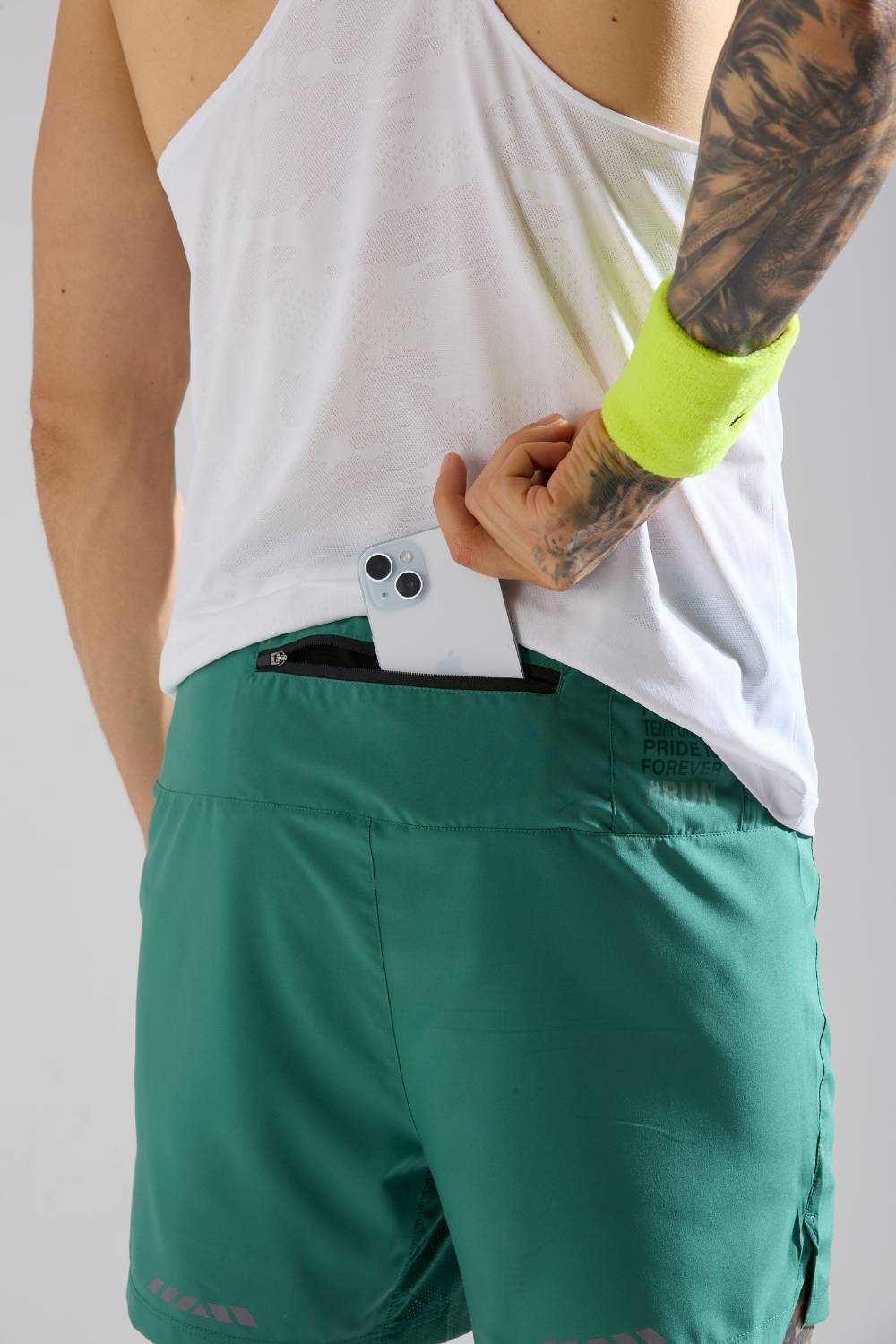 buy men 5 inch running shorts with inner lining #Color_FIR