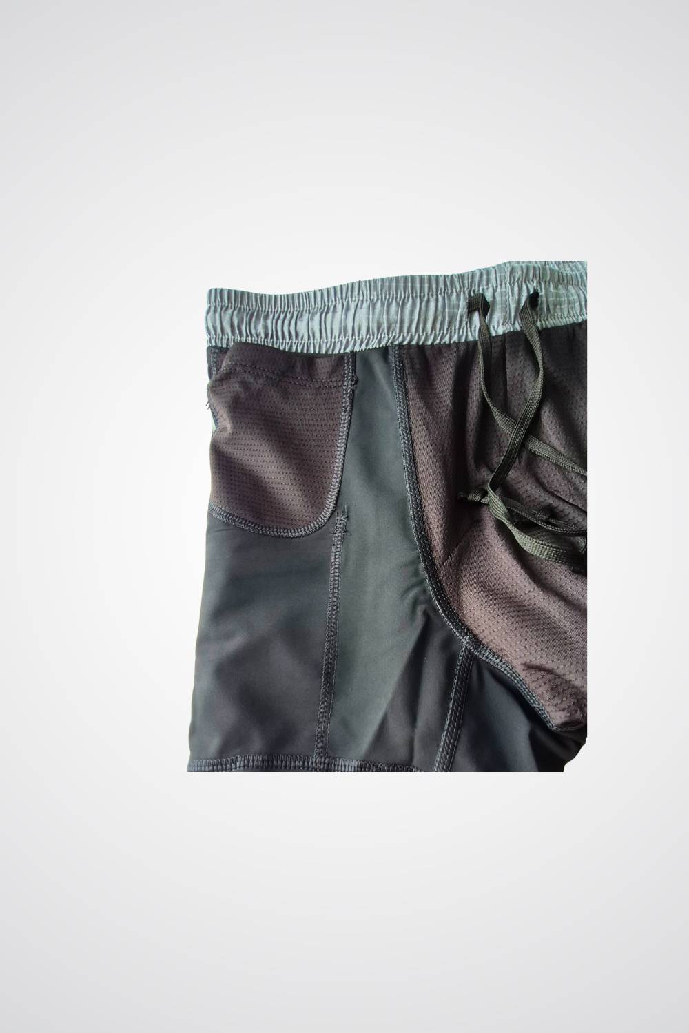 buy men running shorts 3.5 inches with inner lining #Color_Stone Grey