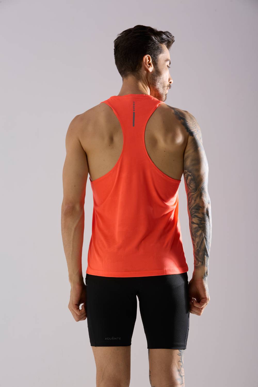 buy men's lightweight running singlet #Color_Neon Orange
