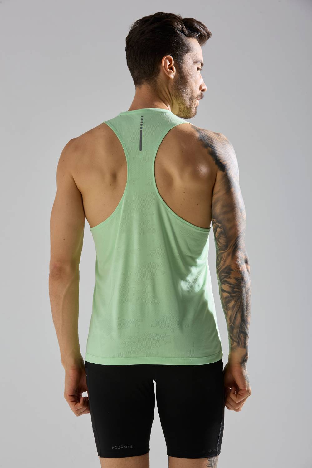 buy men's lightweight running singlet #Color_Summer Green