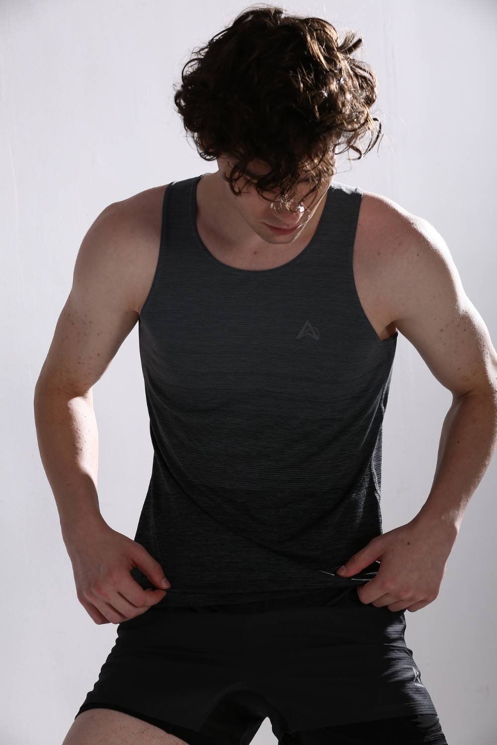 buy performance marathon runners singlet online #Color_Shadow Grey