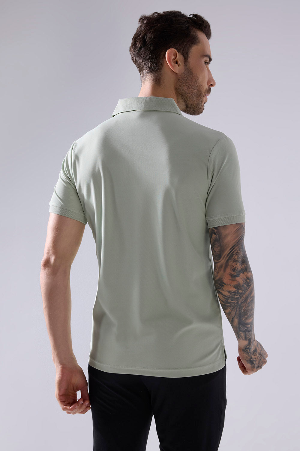 buy men polo t-shirt in pista colour #Color_ELM
