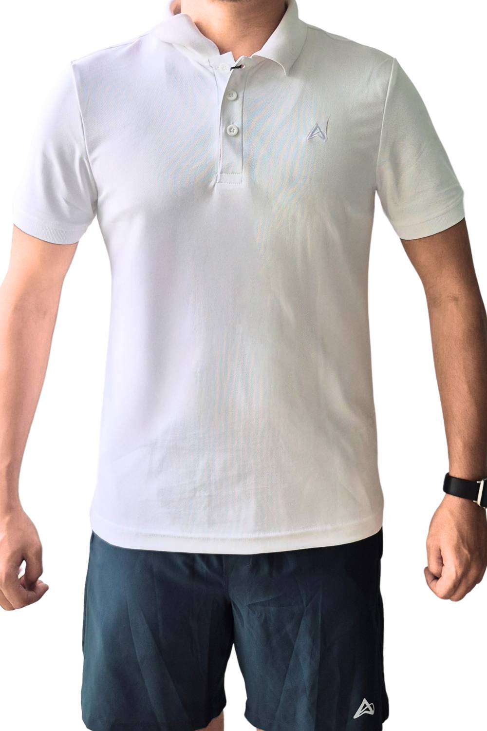 buy men polo t-shirt white colour #Color_White