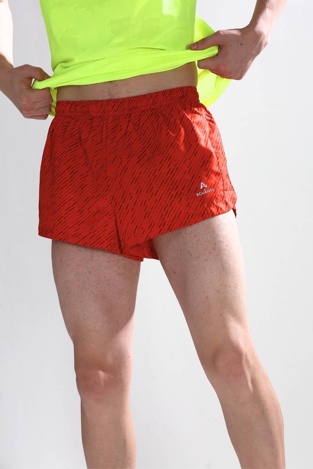 men’s 2-inch split running shorts