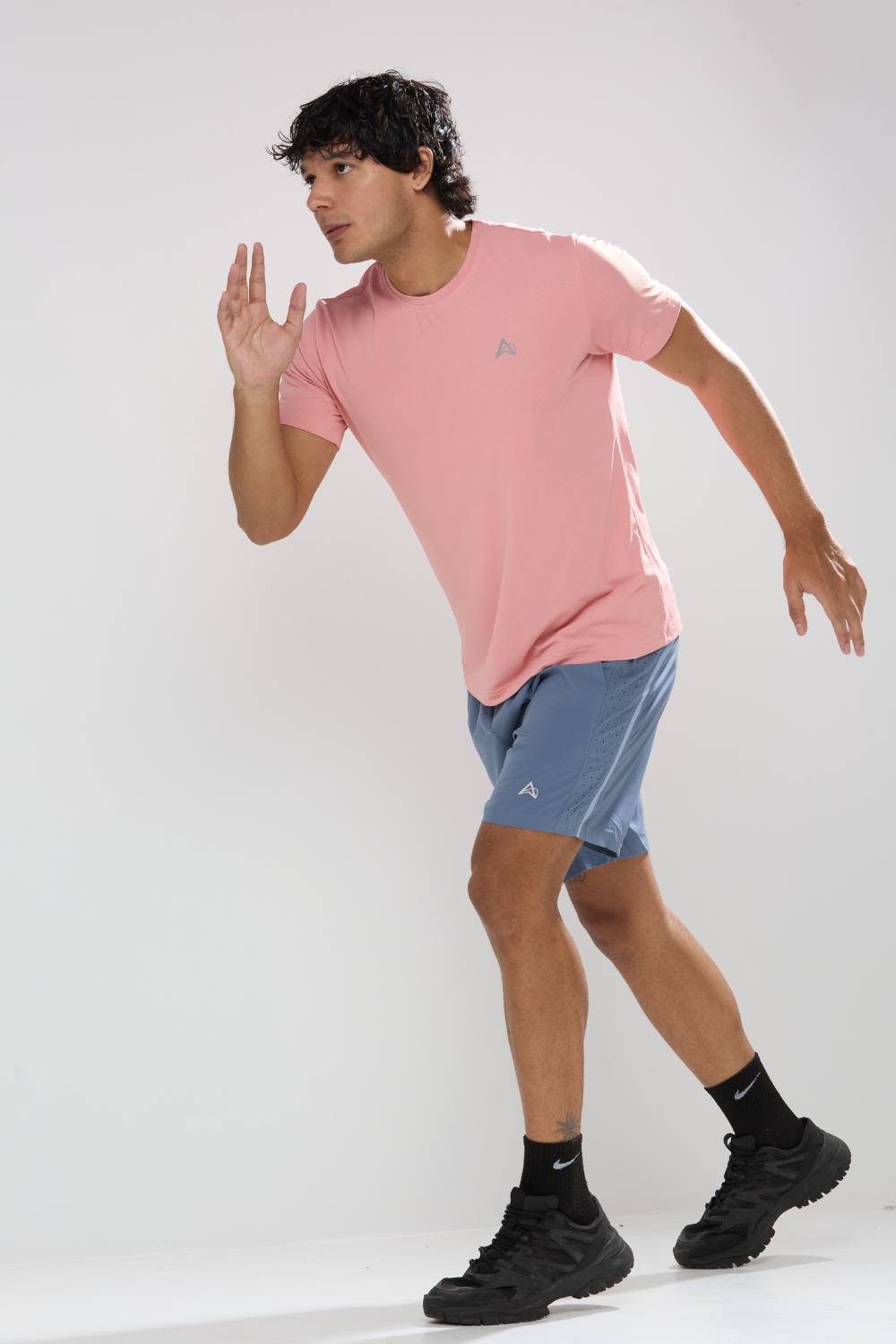 buy gym workout stretchable t-shirts for men #Color_Blossom