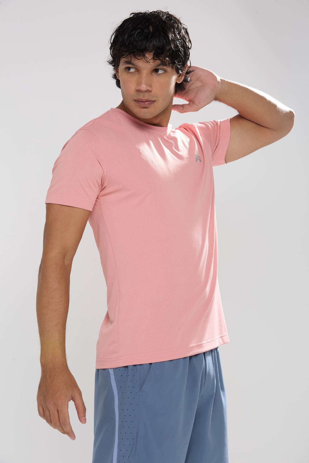 buy gym workout stretchable t-shirts for men #Color_Blossom
