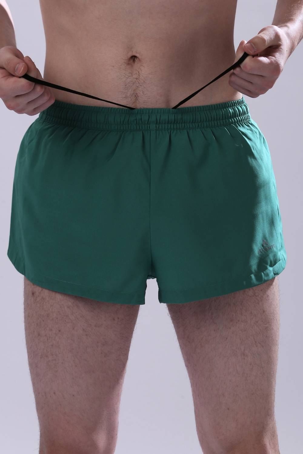 mens split running shorts