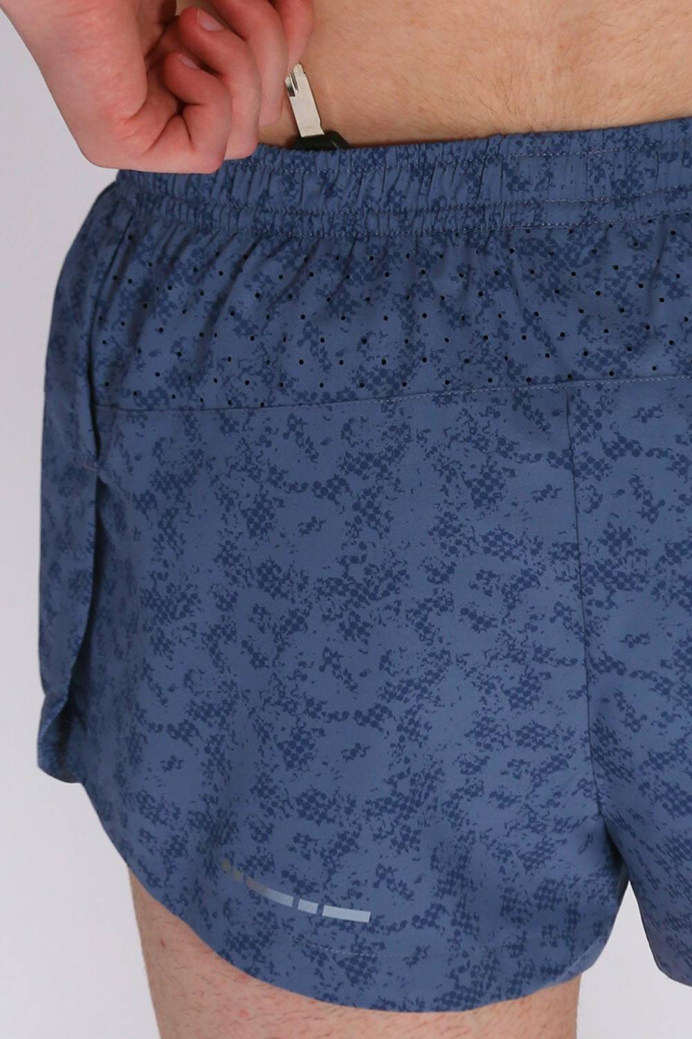 mens split running shorts