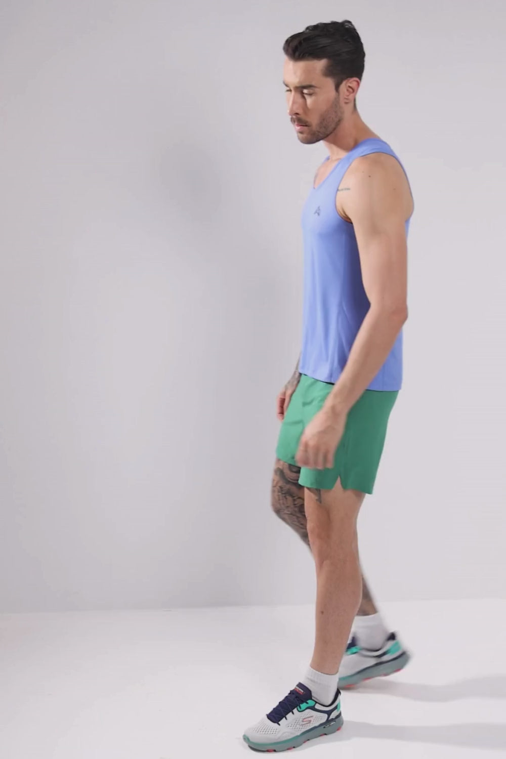 buy men 5 inch running shorts with inner lining #Color_FIR