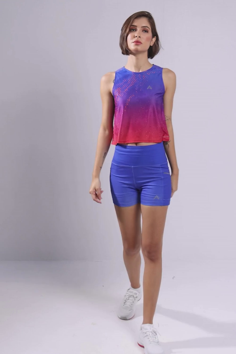 buy women printed running singlet top online #Color_Twilight Pr