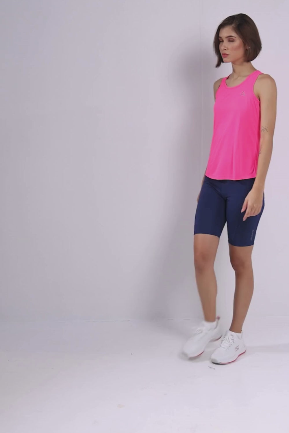 buy women running singlet top online #Color_Neon Pink