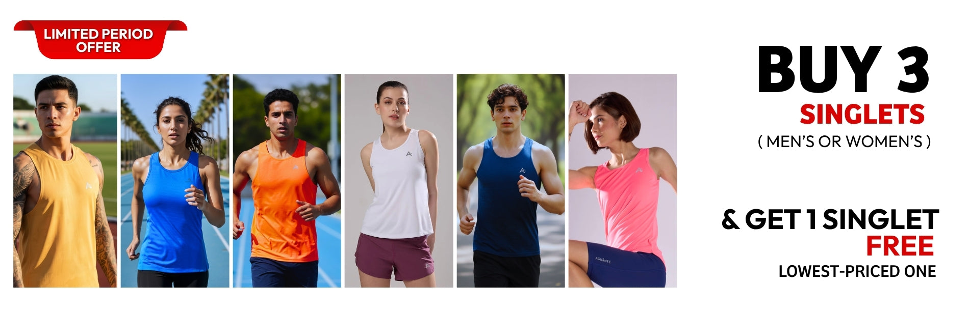 aguante running singlet offer