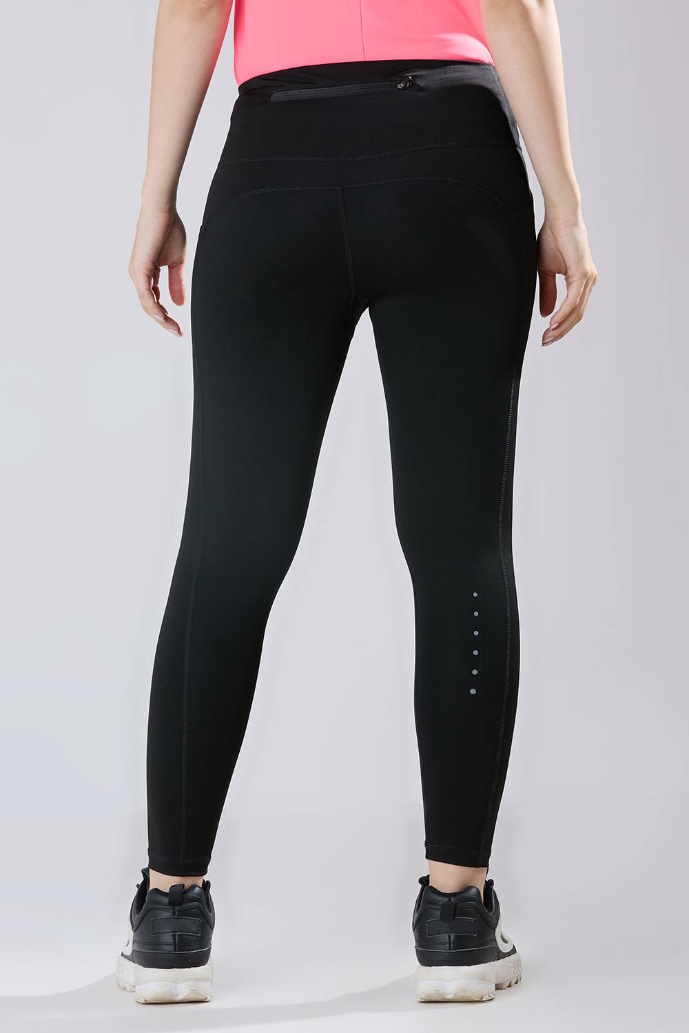 Buy women lightweight workout or yoga tights #Color_Black