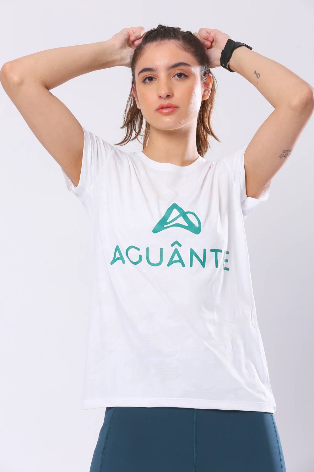 Buy women workout t-shirt online #Color_White