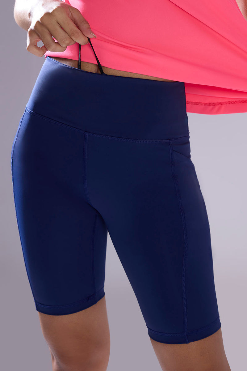 buy 8 inches women running half tight #Color_Ink Blue